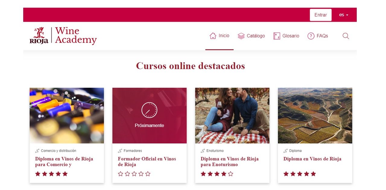 Seja um expert em vinhos da Rioja - curso online gratuito rioja academy